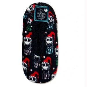 Disney Nightmare Before Christmas, Holiday Women's Slipper Socks, 1-Pack